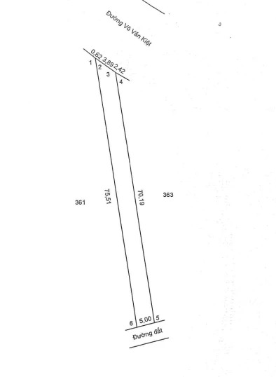 Bán 362,3m2 ODT tại phường Trường An, TP. Vĩnh Long, tỉnh Vĩnh Long
