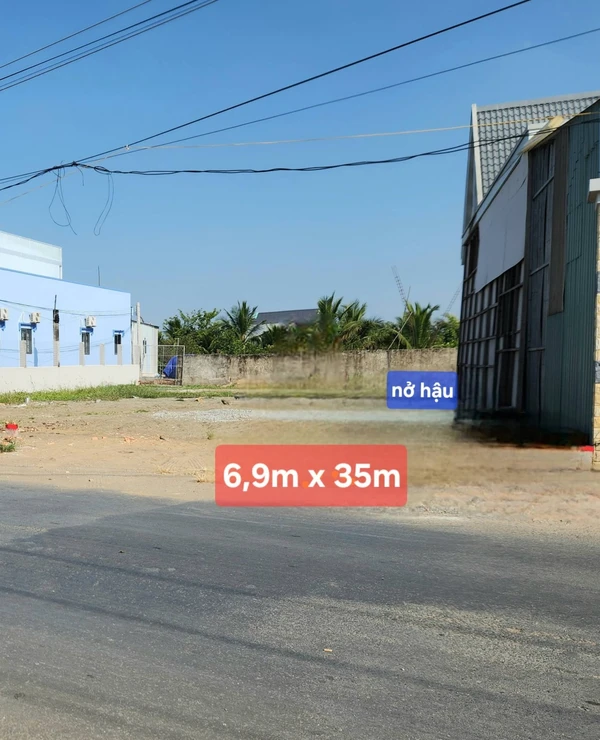 Bán đất mặt tiền Long Khê 299m2 ở Tây Ninh