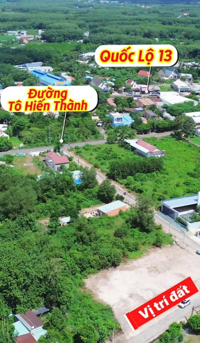 Bán đất góc 2 mặt tiền 150m² tại Chơn Thành, Bình Phước 520 triệu - Ảnh 1