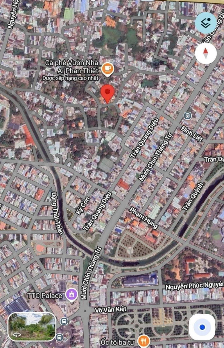 Bán đất thổ cư 98,7m2 hẻm bê tông đường Trần Quang Diệu, Xuân An, Phan Thiết - Ảnh 1