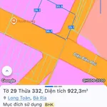 Bán đất mặt tiền kinh doanh 522m² Bà Rịa - Ảnh thu nhỏ 1