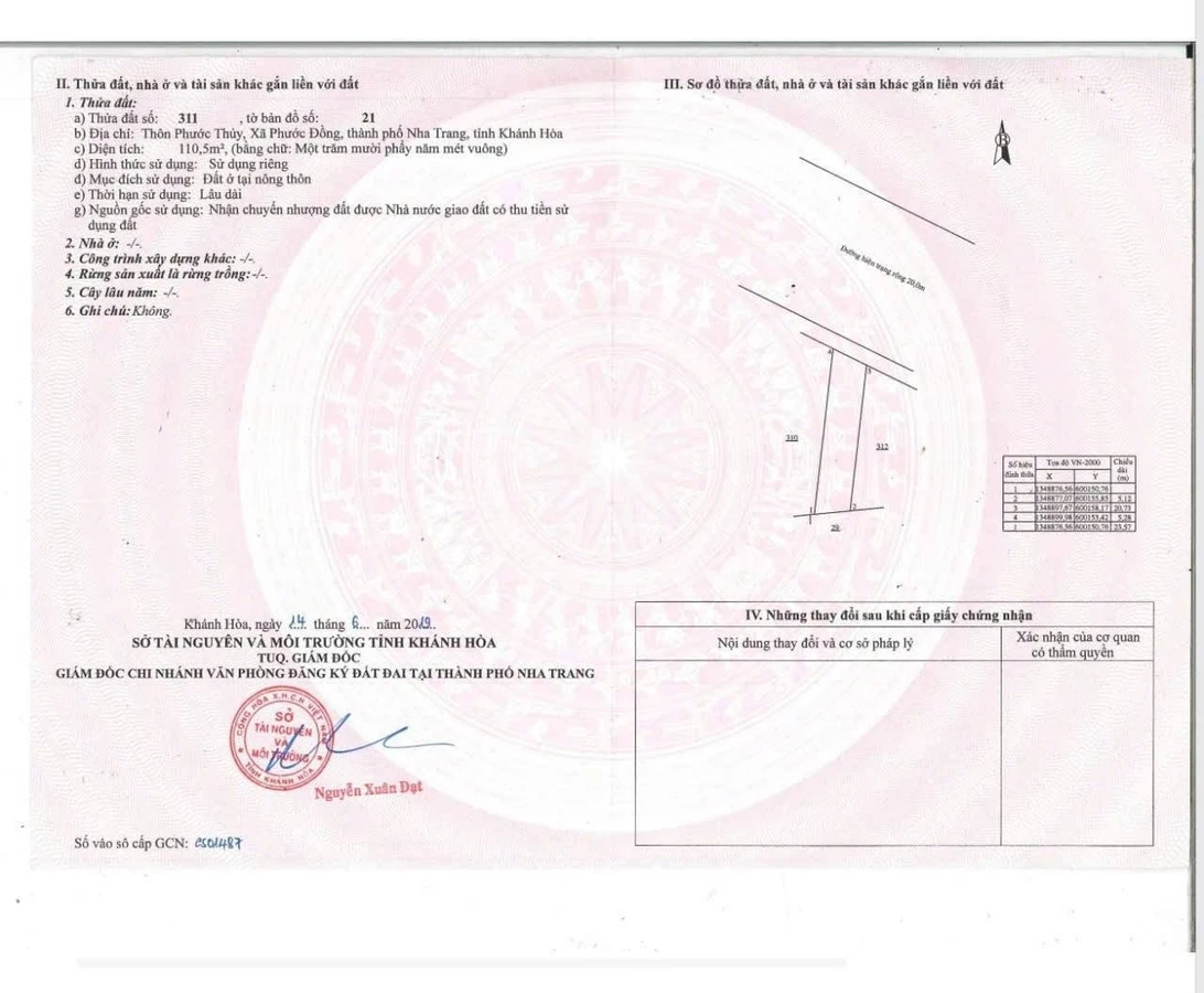 Bán đất Phước Đồng Nha Trang 110.5m², mặt đường 20m, 5.2 tỷ - Ảnh thu nhỏ 4