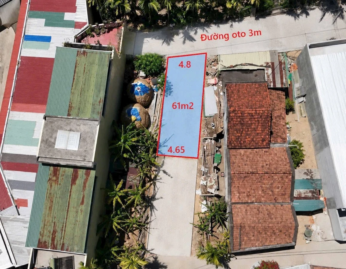 Bán đất 61m² Võ Duy Ninh Quảng Ngãi 490 triệu - Ảnh thu nhỏ 3