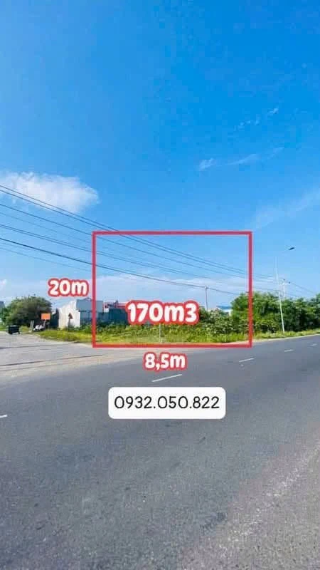 Bán lô đất góc 2 mặt tiền đường 716B, 170m2, full thổ cư, Phan Rí Cửa, Lâm Đồng