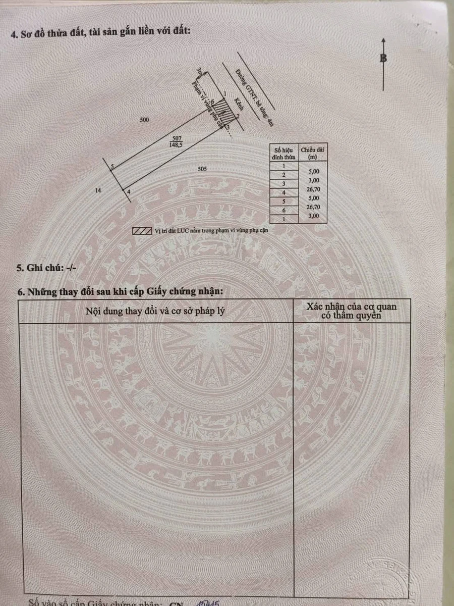 Bán đất thổ cư 5x29m giá 355 triệu/sổ tại An Lục Long, Châu Thành, Long An - Ảnh thu nhỏ 3