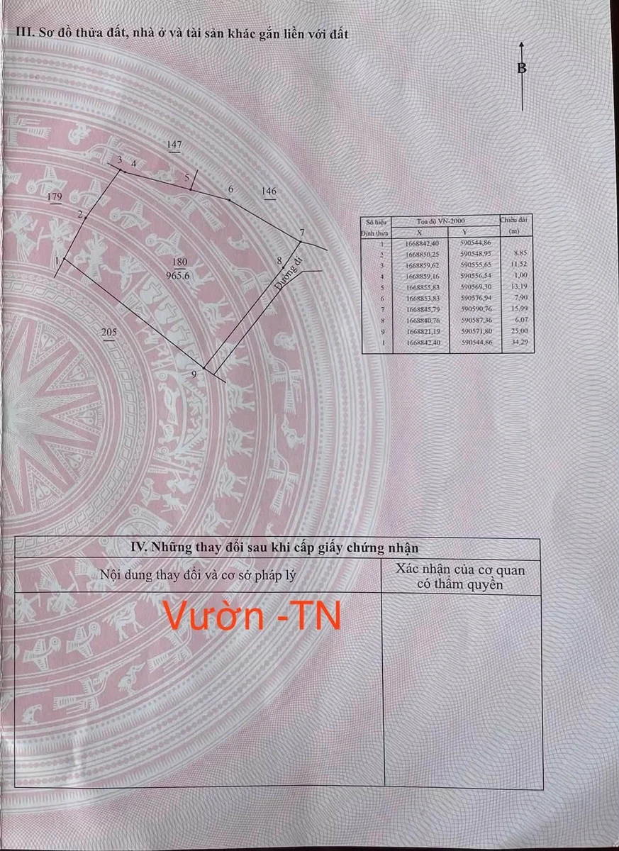 Bán vườn 1000m² tại xã Tư Nghĩa, Bình Dương 1,4 tỷ - Ảnh 1