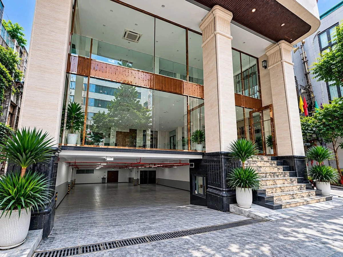 Cho thuê tòa building mặt phố 160m² 9 tầng 250 triệu/tháng Hà Nội - Ảnh thu nhỏ 4