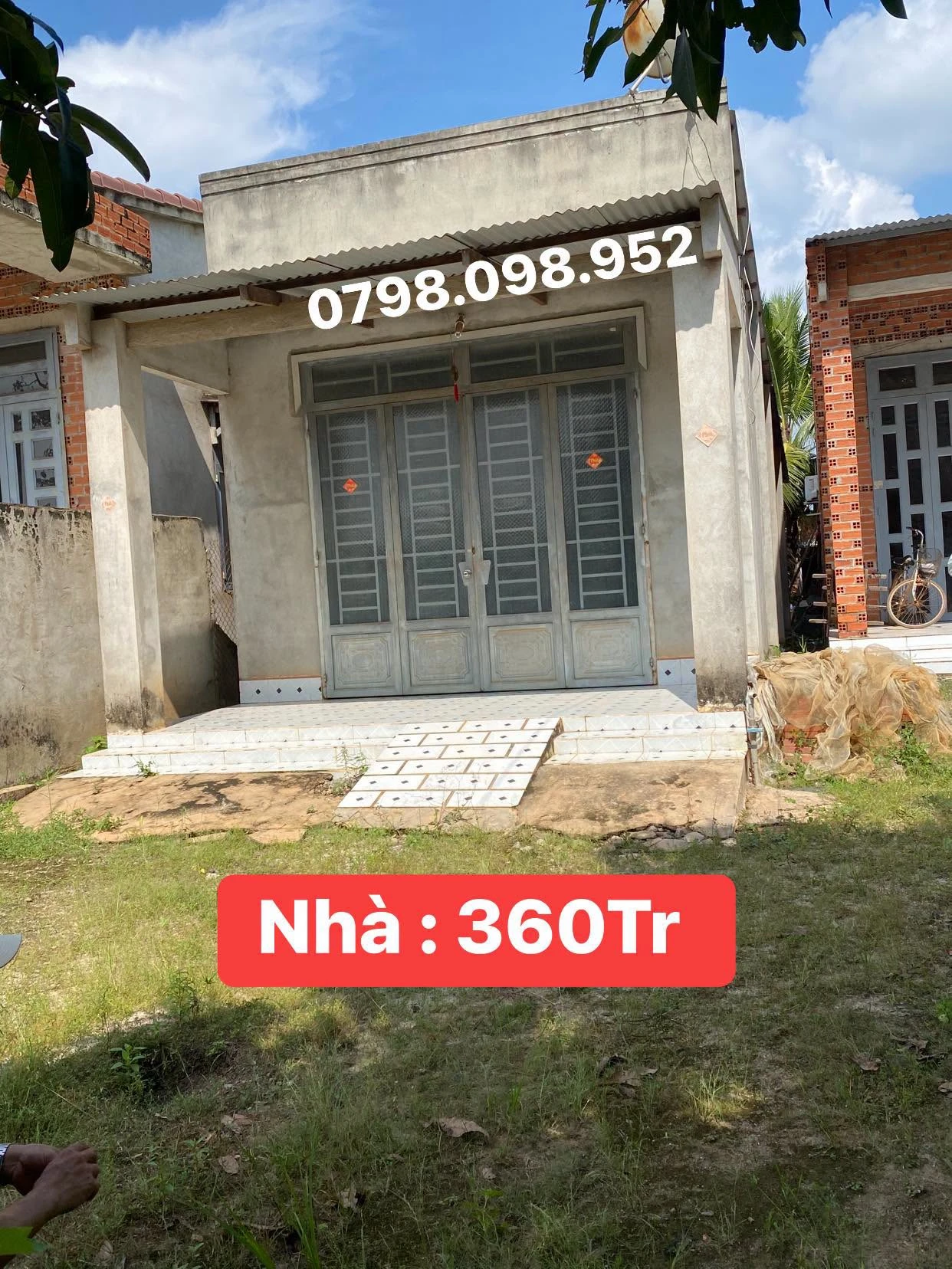 Bán đất Tân Phú Tây Ninh 150m², 360 triệu - Ảnh 1