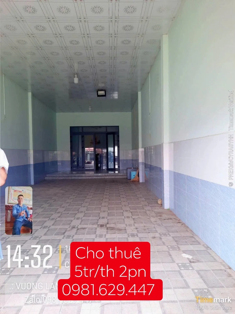 Cho thuê nhà nguyên căn mặt tiền kinh doanh 220m2 tại Đức Hòa 5 triệu/tháng - Ảnh 1