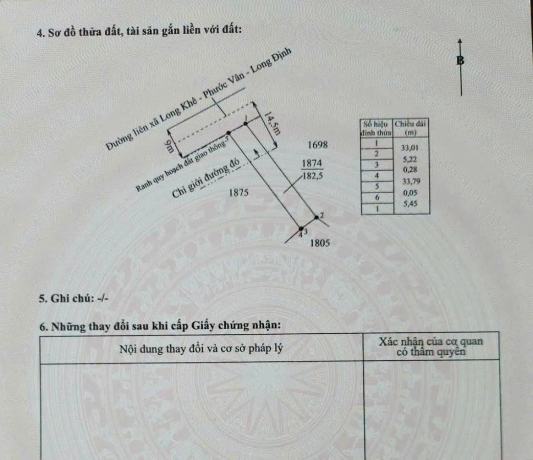 Bán đất mặt tiền 182 m² Long Khê, Cần Đước, Long An - Ảnh thu nhỏ 5