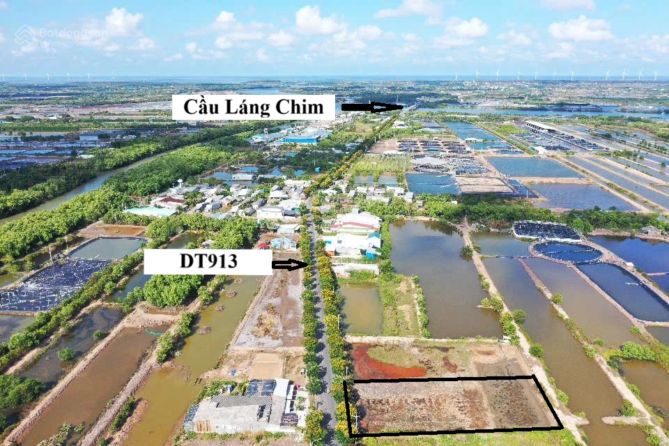 Đất mặt tiền DT913 Trường Long Hòa, Vĩnh Long 3,5 triệu/m² - Ảnh 1