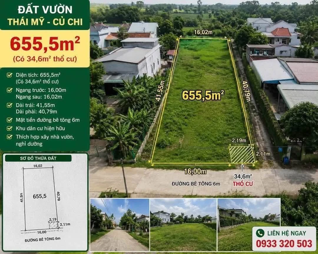 Bán đất mặt tiền Nguyễn Thị Chiên 120m2 1 tỷ - Ảnh 1