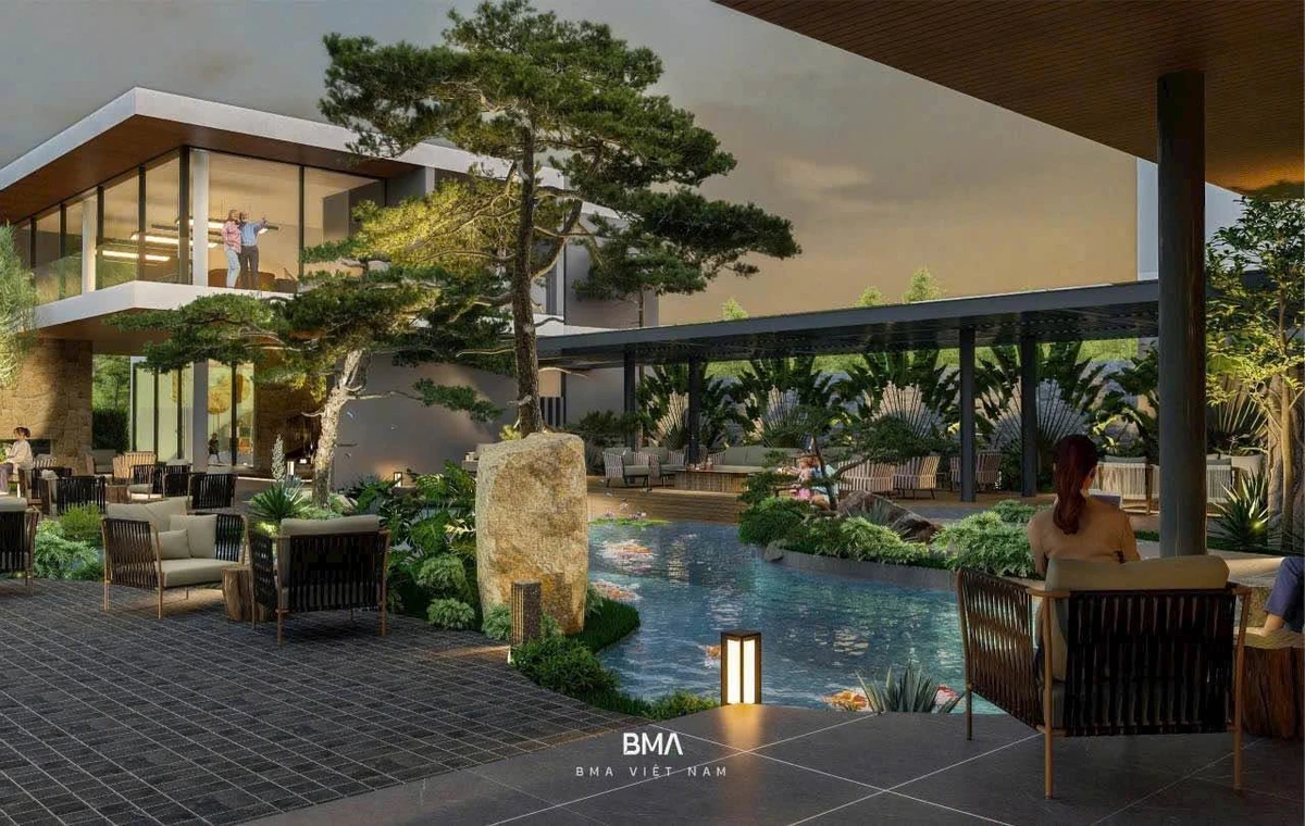 Bán biệt thự sân vườn hồ cá Koi 2700m2 mặt tiền TL835C, xã Mỹ Yên, Tây Ninh - Ảnh thu nhỏ 3