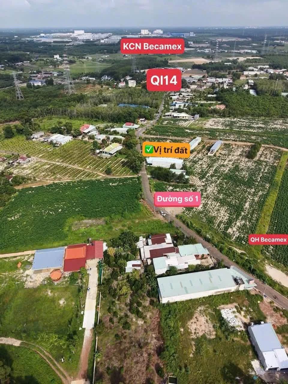 Bán đất 5m mặt tiền Nha Bích, Bình Dương, 200m2, 7 tỷ - Ảnh 1