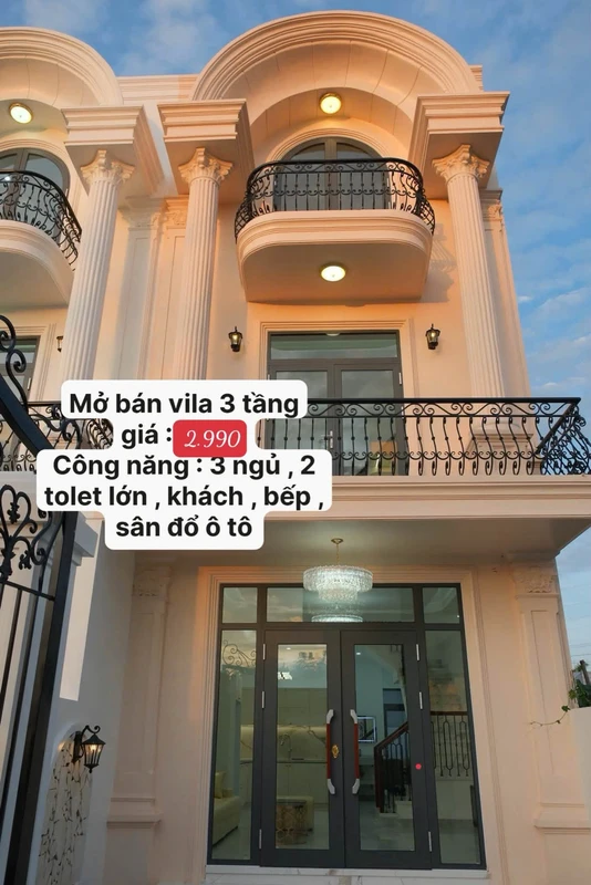 Bán biệt thự 108m² 3PN Huế từ 2.99 tỷ