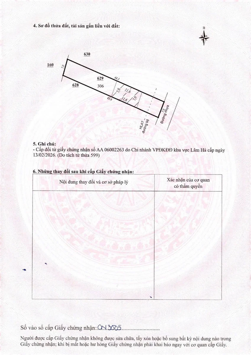 Bán đất Ngọc Trinh Tân Hà 80m2 mặt tiền 990 triệu - Ảnh thu nhỏ 4
