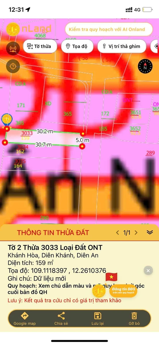 Bán lô đất 160m² Nha Trang, Khánh Hòa 3 tỷ 150 - Ảnh thu nhỏ 4
