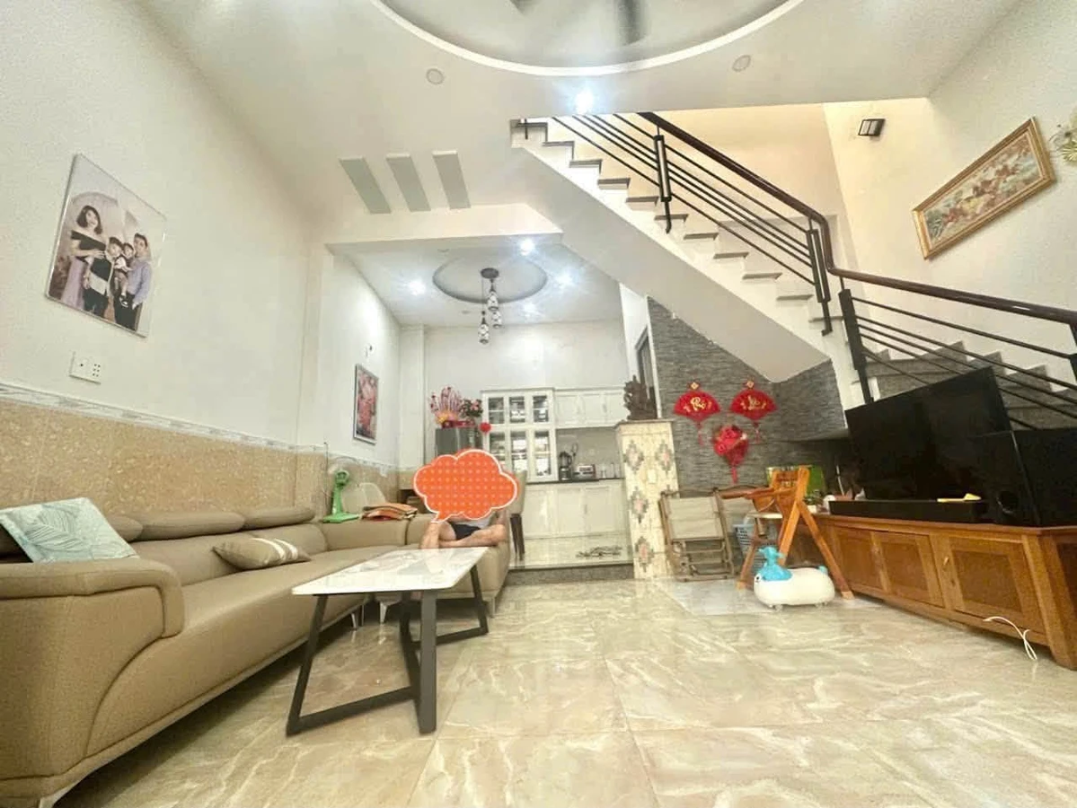 Bán nhà 1 trệt 1 lầu 60m2, 2 phòng ngủ, đường Đào Duy Từ, Đông Hòa, Dĩ An - Ảnh thu nhỏ 3