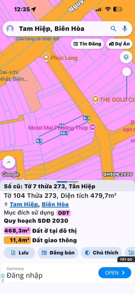 Bán lô đất 479m2 full thổ cư Tân Hiệp, Nguyễn Ái Quốc - Ảnh thu nhỏ 2