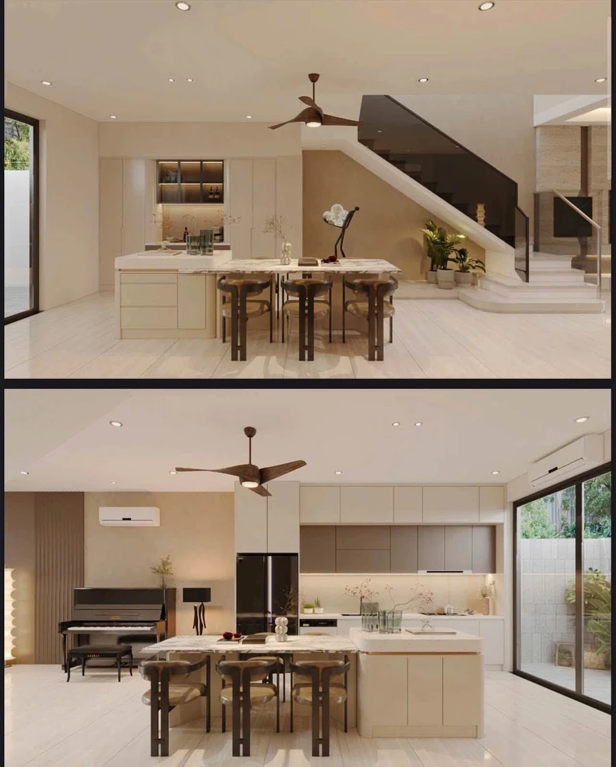 Nhà 3 tầng 4PN full nội thất 100m² Nha Trang 9 tỷ - Ảnh thu nhỏ 2