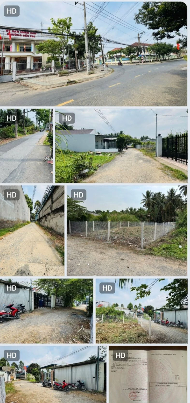 Bán đất 302m2 (180m2 thổ cư) gần điện máy Chợ Lớn, phường Bến Tre, giá 1,7 tỷ - Ảnh 1