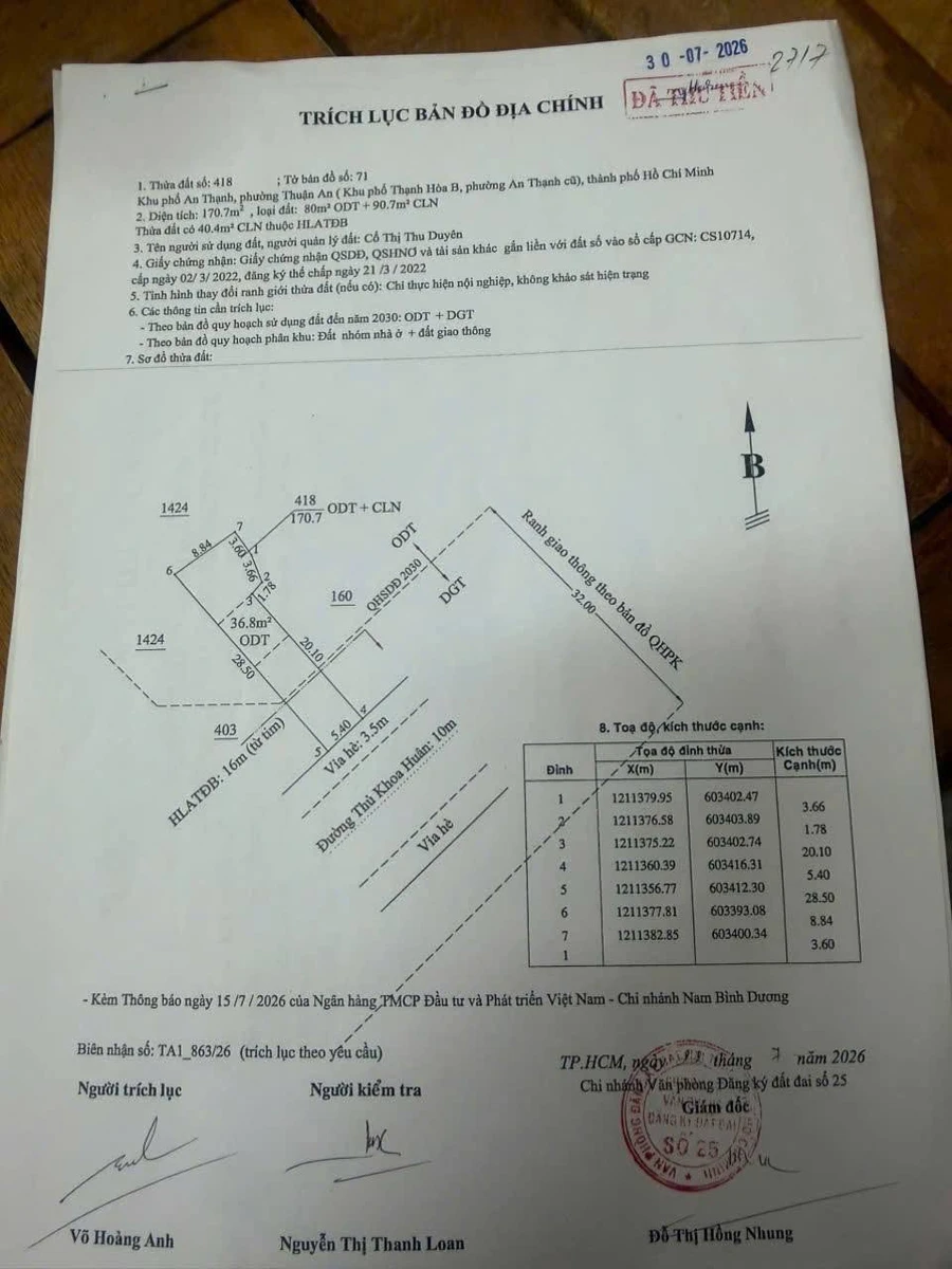 Bán nhà kinh doanh Thủ Khoa Huân, An Thạnh, 170.7m² - Ảnh thu nhỏ 2