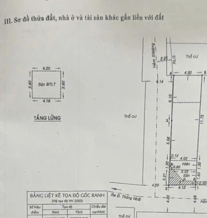 Bán nhà góc 2 mặt tiền hẻm thông 4,2x15,5m đường Thống Nhất, Gò Vấp, nhỉnh 6 tỷ - Ảnh thu nhỏ 2