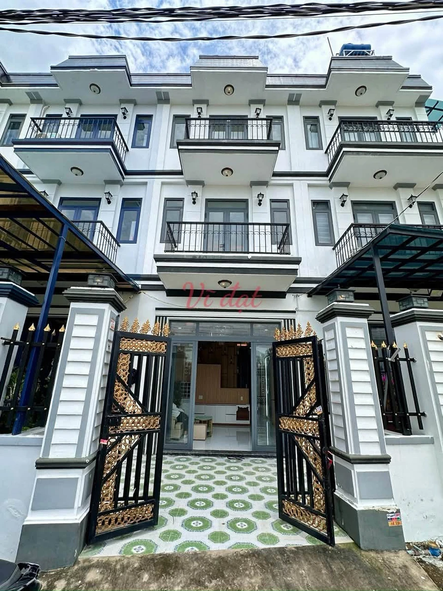 Bán nhà 1 trệt 2 lầu 4PN 73m2 giá 1,98 tỷ xã Phước Lý, Cần Giuộc - Ảnh 1