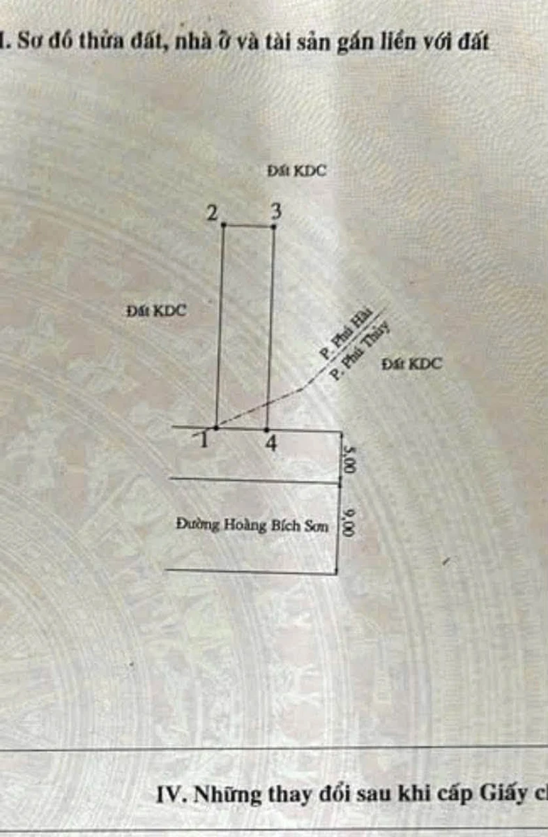 Bán đất mặt tiền Hoàng Bích Sơn Phan Thiết 100m2, 3 tỷ 4 - Ảnh 1