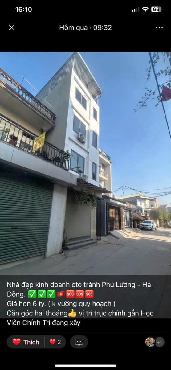 Bán nhà 5 tầng lô góc Phú Lương 30m² 5,5 tỷ - Ảnh 1