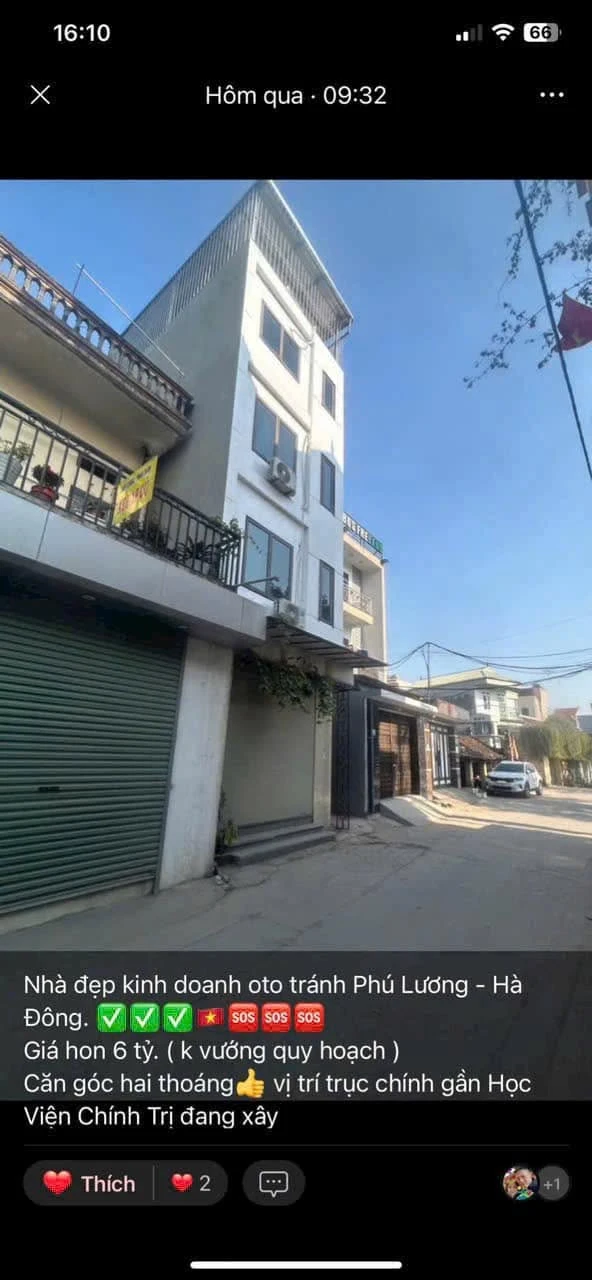 Bán nhà 5 tầng lô góc Phú Lương 30m² 5,5 tỷ - Ảnh 1