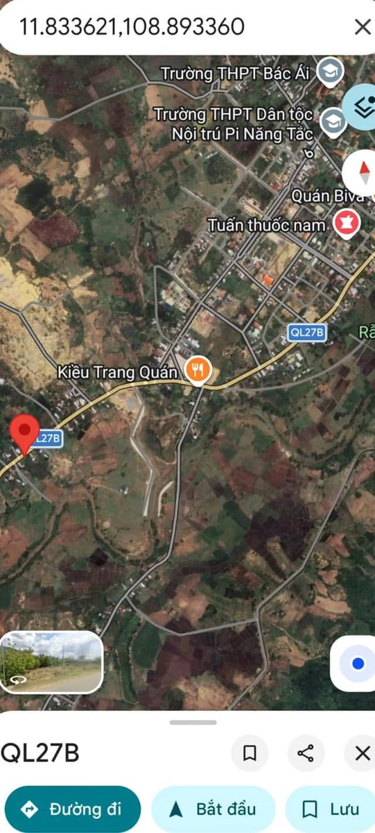 Bán đất 1600m2 mặt tiền QL27B, Bắc Ái Đông, 65tr/m ngang - Ảnh thu nhỏ 4