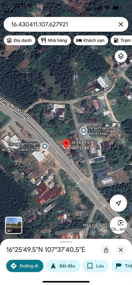 Bán đất mặt tiền Trưng Nữ Vương Huế 200m² 3 tỷ - Ảnh thu nhỏ 2