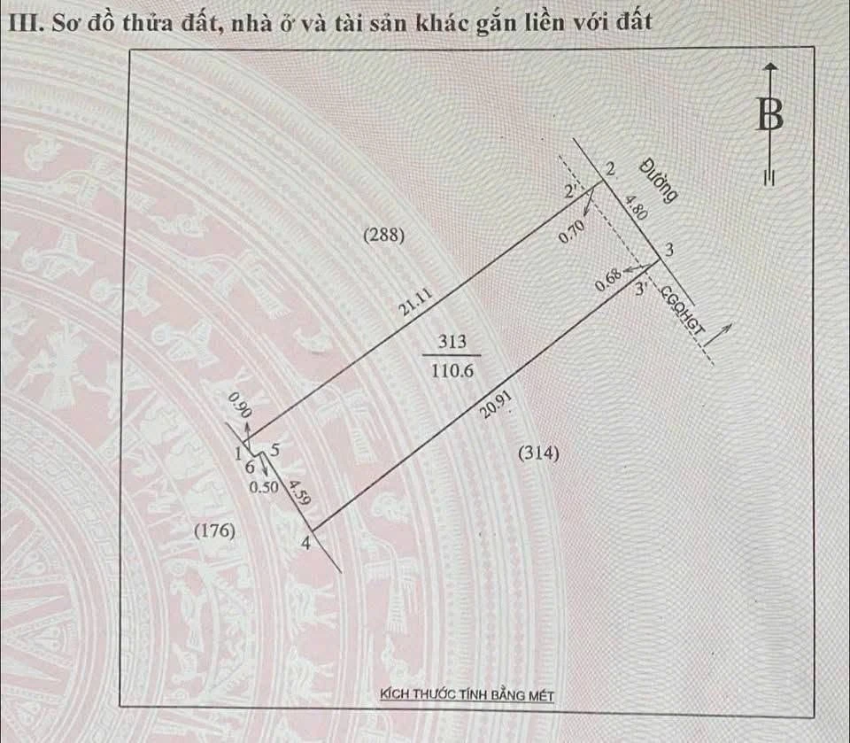 Bán đất Lê Lợi, Phường Thành Vinh, 110.6m², 4 tỷ - Ảnh 1
