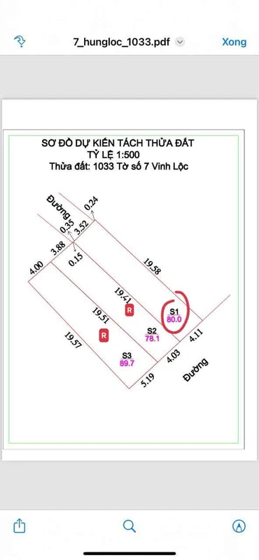Bán 80m2 đất ngõ Trần Khánh Dư, Phường Vinh Lộc, Nghệ An 1,28 tỷ