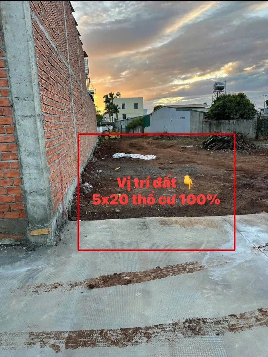 Bán đất full thổ cư 100m² hẻm 19/5 Bình Tân 2 tỷ 450 - Ảnh 1