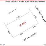 Bán đất góc Quán Bàu 57m2 mặt tiền 4.5m Vinh - Ảnh thu nhỏ 2