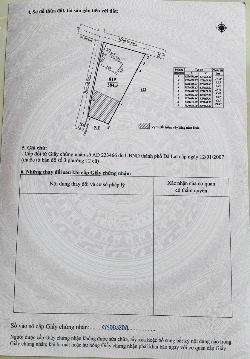 Bán nhà riêng lẻ 384,3 m² tại Đà Lạt, Lâm Đồng - Ảnh thu nhỏ 2
