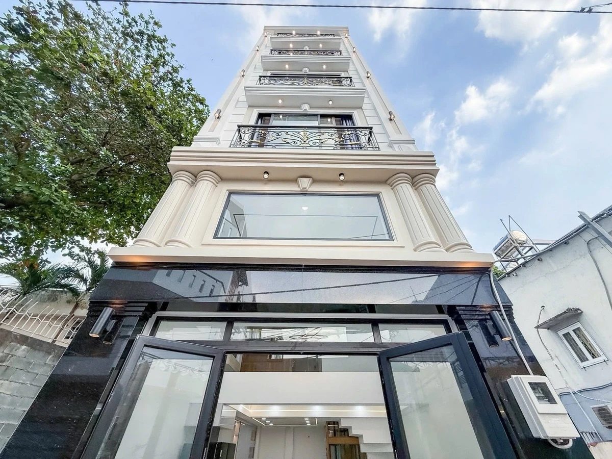 Nhà 6 tầng thang máy 40m² Nơ Trang Long Bình Thạnh 12.7 tỷ - Ảnh 1