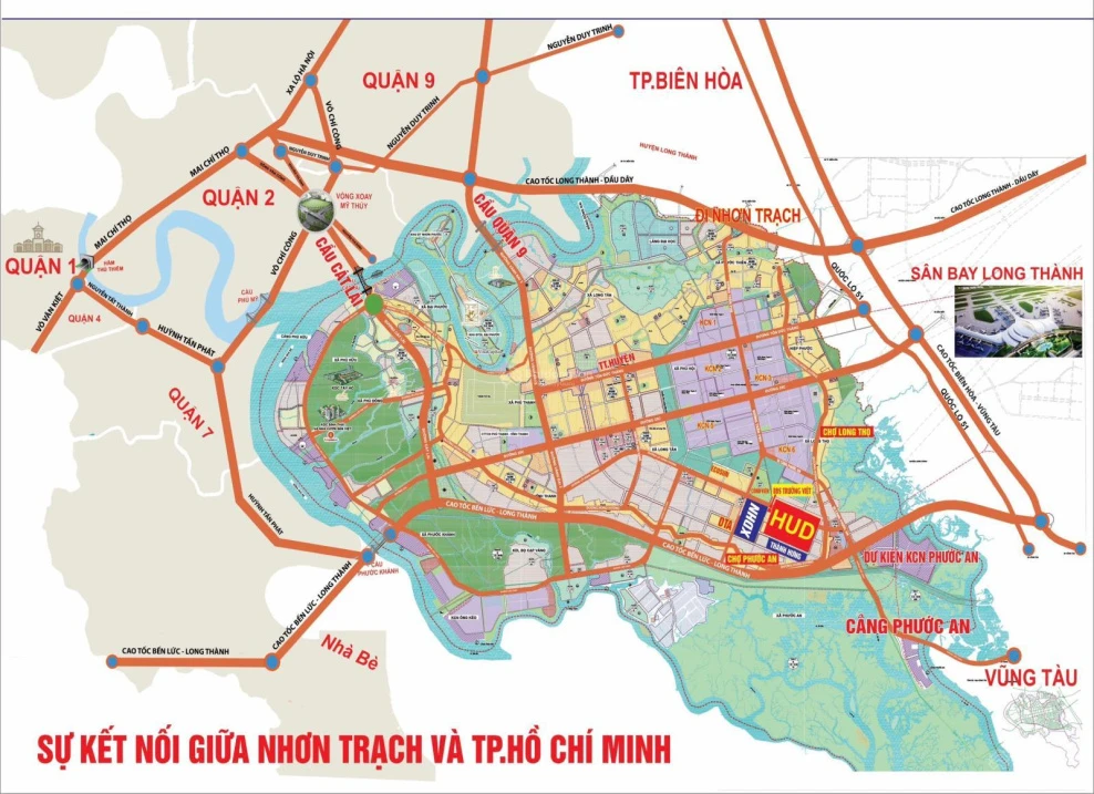 Bán đất nền tại Nhơn Trạch dự án HUD - XDHN, khu vực Phước An Long Thọ, giá chỉ còn 8tr/m2 - Ảnh thu nhỏ 3