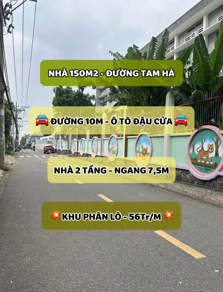 Bán nhà 2 tầng 150m² Tam Hà, Thủ Đức, giá 56tr/m² - Ảnh 1