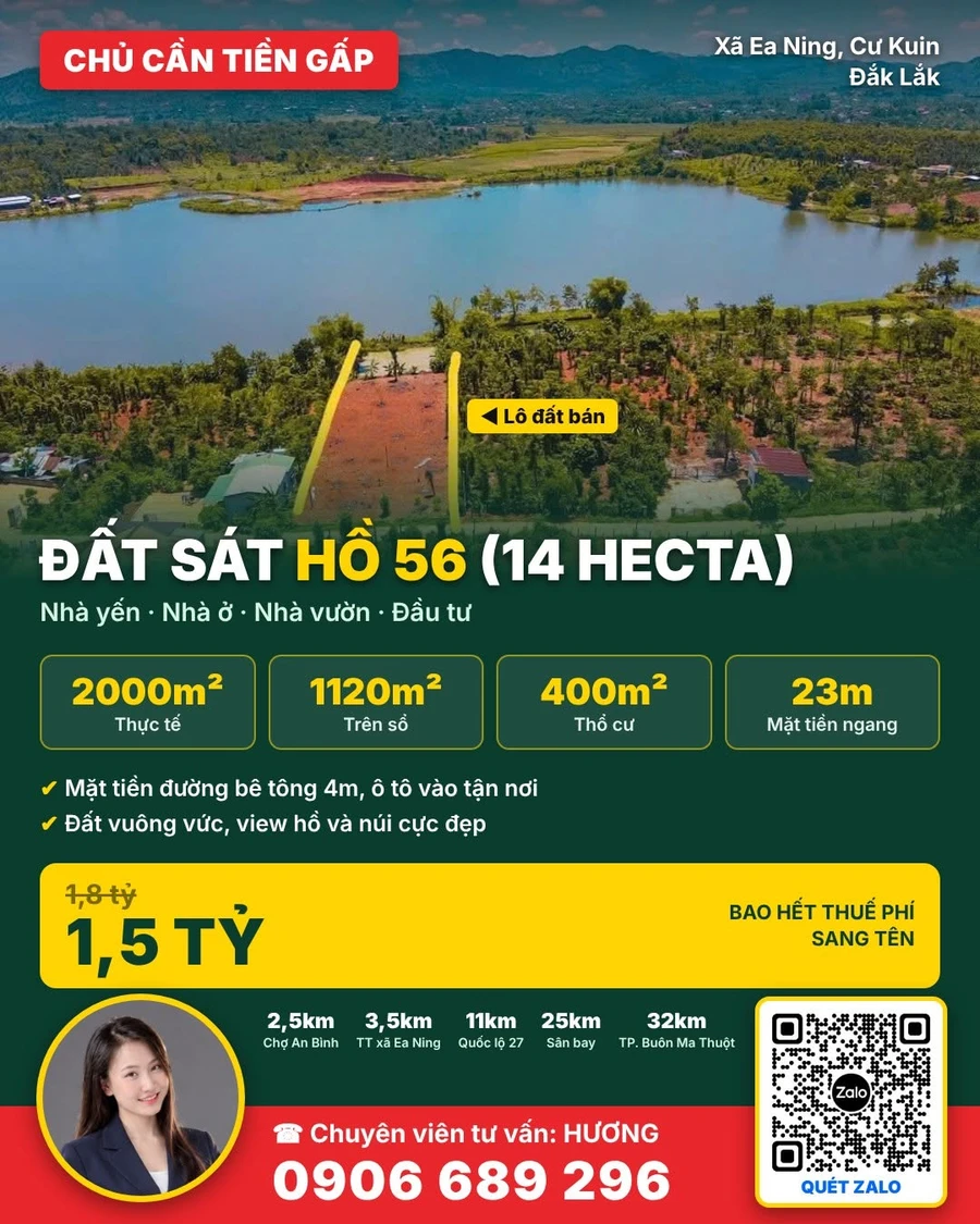 Bán đất 2000m² tại Xã Ea Ning, Đắk Lắk, giá 1,5 tỷ - Ảnh thu nhỏ 2