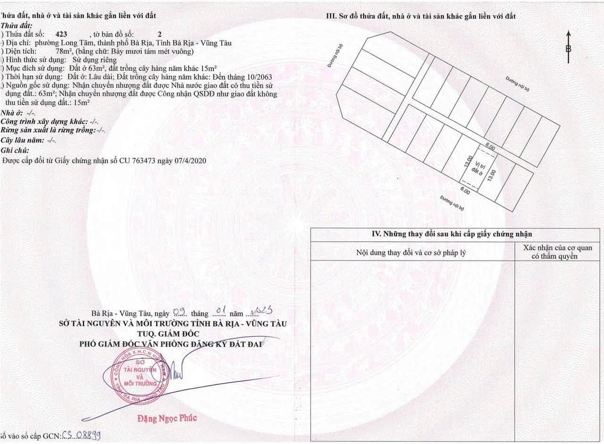 Bán đất Hưng Việt Long Tâm 66m² giá 2 tỷ 290 triệu - Ảnh thu nhỏ 3