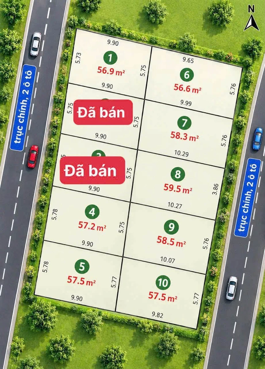 Bán đất nền 57,5m² gần Aeon Mall Bãi Cháy Hạ Long - Ảnh 1