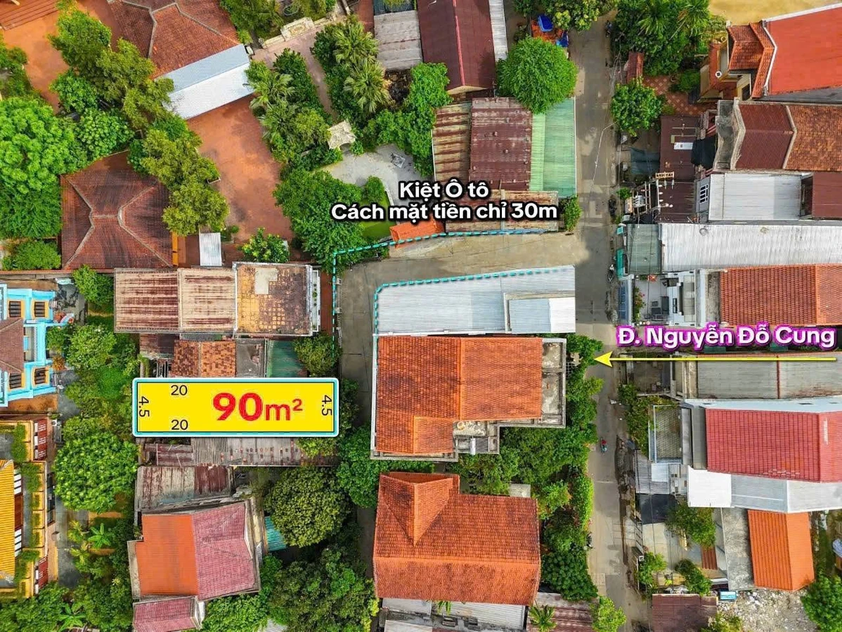 Bán đất kiệt ô tô 90m² Nguyễn Đỗ Cung, Vỹ Dạ, Huế - Ảnh thu nhỏ 2