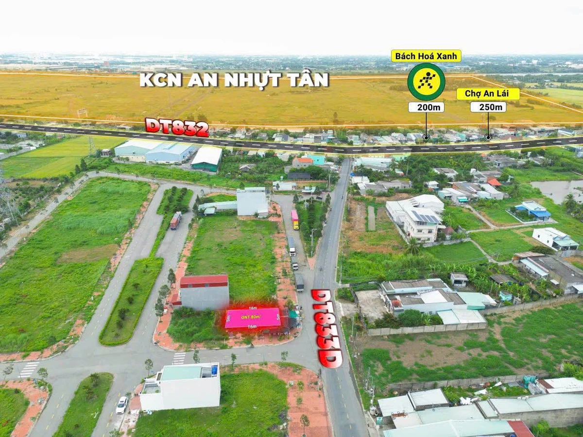 Bán đất mặt tiền 80m² Tân Trụ Long An 2.2 tỷ - Ảnh thu nhỏ 4