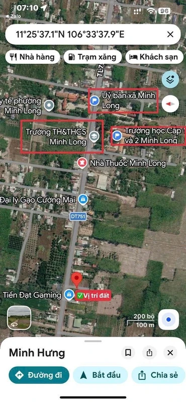 Bán cặp liền kề 185m² gần trường học Chơn Thành