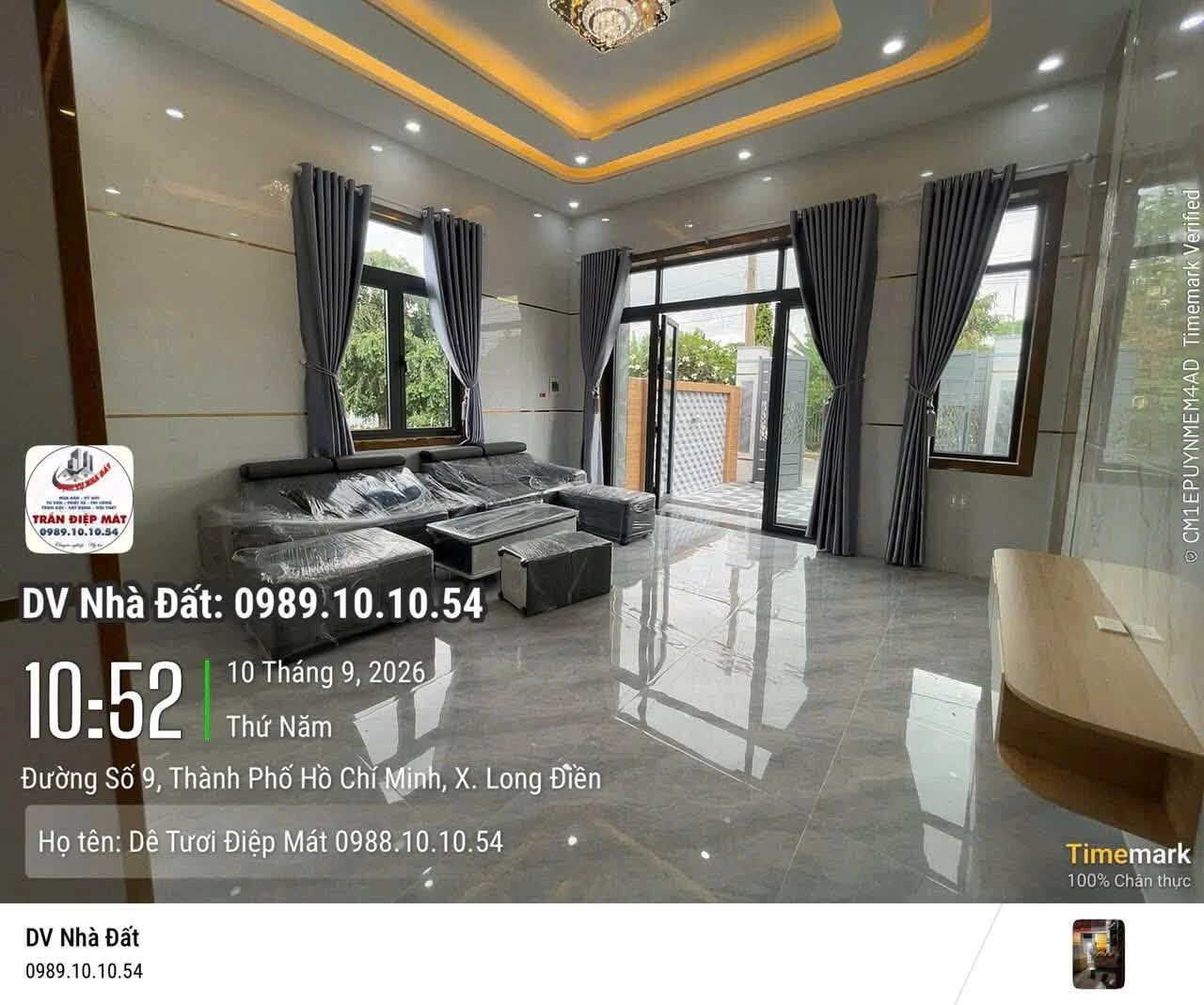 Bán nhà mặt tiền 80m² Xã Long Điền, Nhà Bè - 1 tỷ 935 triệu - Ảnh 1