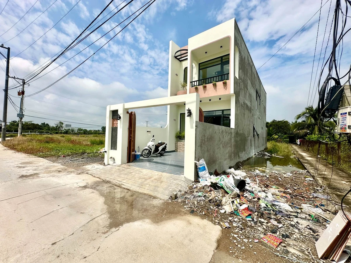 Bán nhà mới mặt tiền ô tô 4.6x25m, 1 trệt 1 lầu, 3PN gần QL50B, Cần Giuộc - Ảnh thu nhỏ 3