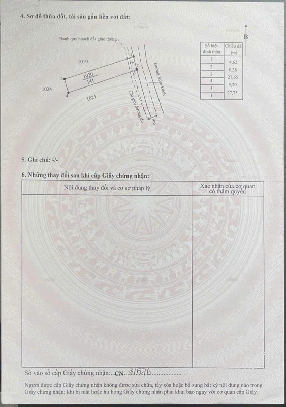 Bán đất thổ cư mặt tiền đường xóm Đình, xã Long Sơn, Cần Đước, Long An, 141m2 giá 799 triệu
